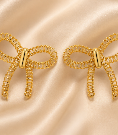 bow earrings