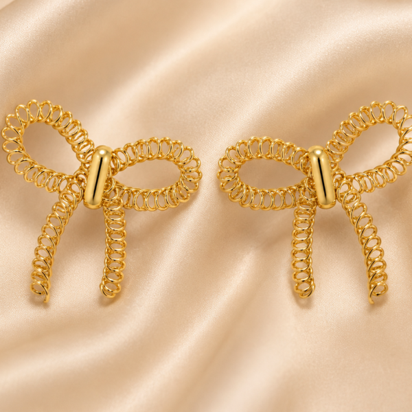 bow earrings