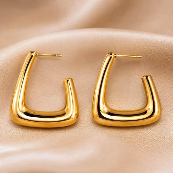 Geometric Hoop Earrings