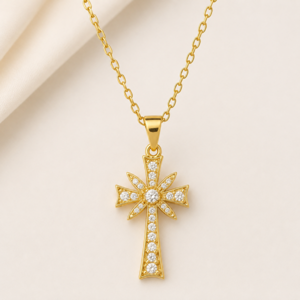 Celestial Cross Necklace