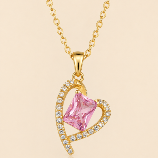 Heart Crystal Necklace